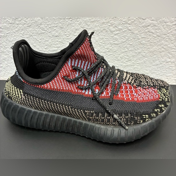 Yeezy Kids Sneakers - Black, Red, Green - Picture 7 of 10